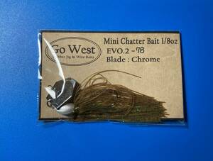 Evo.2-78 GoWest ミニチャターベイト 1/8oz （Chrome Blade）