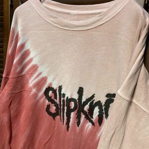 ADLJ 1スタ ピンク バンド スウェット スリップノット Slipknot タイダイ柄 90s 00s ビンテージ 古着 ベール 卸 仕入れ