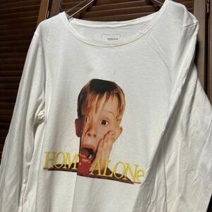 ADSL 1スタ 白 ムービー 長袖 Tシャツ ロンT ホームアローン HomeAlone 映画 90s 00s ビンテージ 古着 ベール 卸 仕入れ