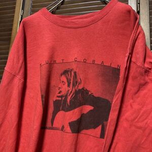 ADTG 1スタ 赤 バンド スウェット カートコバーン ニルバーナ NIRVANA 90s 00s ビンテージ アメリカ 古着 ベール 卸 仕入れ