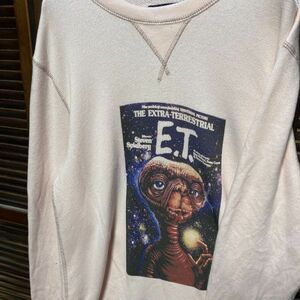 AEMQ 1スタ ピンク ムービー スウェット ET イーティー 宇宙人 スピルバーグ 映画 90s 00s ビンテージ 古着 ベール 卸 仕入れ