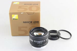 A (美品) Nikon ニコン AF NIKKOR 50mm F1.4 D 元箱 初期不良返品無料 領収書発行可能