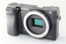 AA (極上美品) SONY ソニー α6000 ブラック PZ 16-50mm レンズキット ショット数1277回 初期不良返品無料 領収書発行可能_画像2