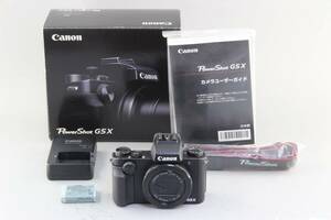 A (美品) Canon キヤノン PowerShot G5X ブラック 初期不良返品無料 領収書発行可能