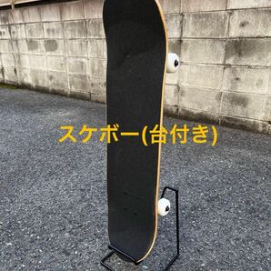 スケートボード ウッドデッキ 台付き