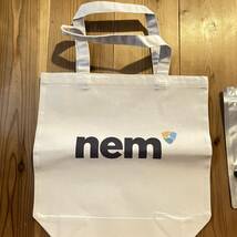 仮想通貨 symbol nem トートバッグ マスク エコバッグ 非売品 ビットコイン シンボル ネム ノベルティ_画像2