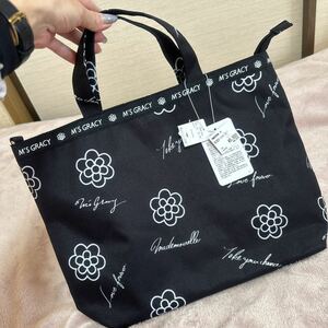  new goods unused tag attaching M z gray si- turtle rear pattern bag nylon handbag shoulder 