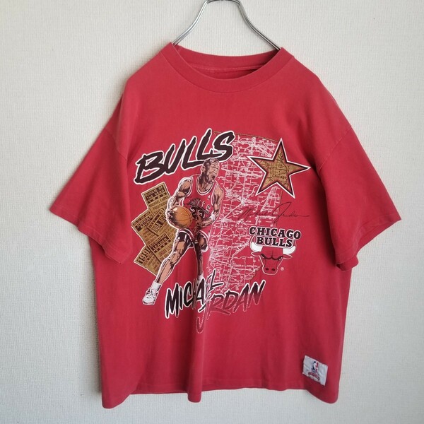 90S NUTMEG NBA マイケルジョーダン ヴィンテージ Tシャツ　USA製 　XL 当時物 