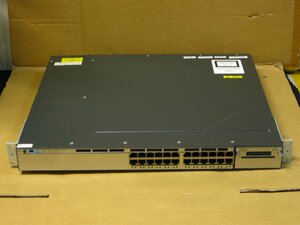 ▽Cisco Catalyst WS-C3750X-24T-S V06 15.2(4)E10 24ポート ギガビットスイッチ 中古