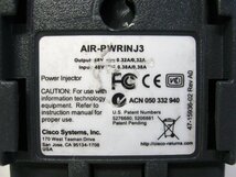 ▽Cisco AIR-PWRINJ3 Aironet パワーインジェクタ 中古 シスコシステムズ 10/100base-TX_画像6