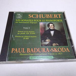 仏ARCANA/ドリルホール「シューベルト：ピアノ・ソナタ第13、21番」バドゥラ＝スコダ(fp)/Schubert Sonates D664,D960/Badura-Skoda