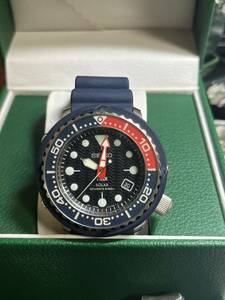 SEIKO セイコー PROSPEX プロスペックス SNE557 V157-0DG0 DIVER SCUBA PADIコラボ SOLAR ソーラー ツナ缶 ペプシベゼル