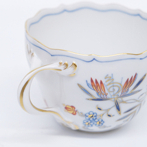 マイセン　MEISSEN　ブルーオニオン　レッド＆ゴールド　カップ＆ソーサー　 t-177_画像5