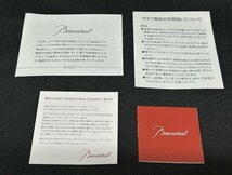 【慈光】245　Baccarat バカラ　NOEL ノエル　クリスマスオーナメント　星　2013年　クリスタル　星型ピンブローチ付き_画像9