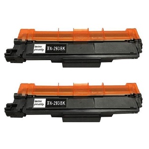 Набор из 2 TN293 BK Около 1400 штук Печать TN293BK COMPATIBLE CONER CARTRIDGE BLACK