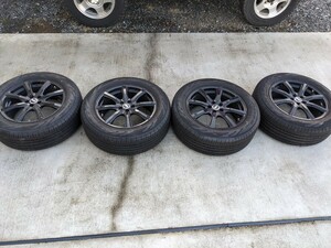 Subaru　Outbackに装着　deep tread夏Tires＆Wheelsset（4本）Tiresサイズ　225/60R17　99HYOKOHAMA　BluEarth/RV RV03