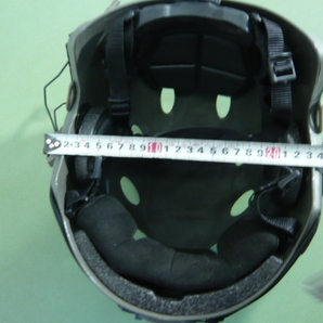 474◆ヘルメット サバゲ サバイバルゲーム タクティカルヘルメット サバゲー 防具 装備 ◆中古◆Fの画像9
