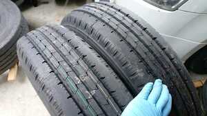 ☆未走行 スペア外し 205/85R16 117/115L LT DL ダンロップ SPLT 50A 2021年製造 残り溝9㎜前後 夏タイヤ サマータイヤ 2本セット☆