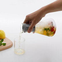 MIXO+.　ガラスティーポット&グラス コップ　おしゃれ 香港デザインアワード受賞 glass tea infuser & shaker お茶 紅茶 耐熱_画像3