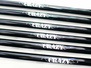 ☆【激安・即決】CRAZY STI-80 クレイジー♯5-P アイアン用シャフト 6本セット 中古品！