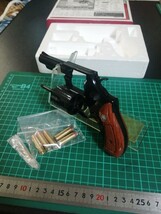 H77　モデルガン コクサイ　M36 3インチ　　未発火　カートリッジ付き　インサート横　動作確認 OK　重さ　283g_画像7