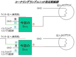 ★★コーナーリングランプ制御ユニット　１２Ｖ車専用★★