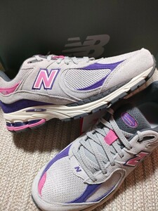 新品 定価17600 New Balance M2002RWB 29cm ニューバランス グレー ピンク パープル 2002 M2002R メンズ 正規品 スニーカー