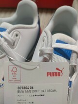 新品 定価13200 PUMA BMW MMS スニーカー 27.5cm Mモータースポーツ Mスポ ドリフトキャット デシマ ホワイト 白 プーマ レザー_画像8