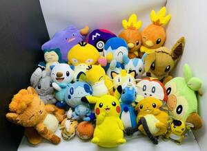 ジャンク ポケットモンスター ポケモン ぬいぐるみ まとめ売り ピカチュウ ロコン デデンネ カビゴン コダック アチャモ イーブイ など