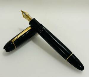 AH0923 モンブラン Mont Blanc 万年筆 マイスターシュテュック No.149 ペン先 4810 18C MONTBLANC 750 筆記確認済 K18 18金 18K 中古品