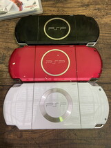 S-192◆1円～◆PSP 本体+ソフト まとめ PSP-3000 2000 1000 美品多 信長の野望 モンハン 喧嘩番長_画像4