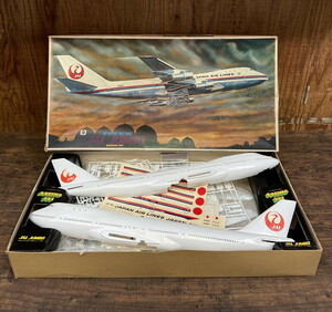 S-31◆日航ジャンボ ボーイング747 未組立プラモデル JAL JUMBO BOEING747 NITTO KAGAKU 1/100スケール