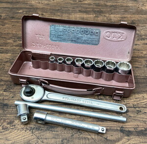 S-128◆KTC ソケットレンチセット ラチェットレンチ ハンドツール 工具 美品 KYOTO TOOL