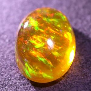 天然ファイアオパール メキシコ産 1.330ct 欧泊 宝石 ジュエリー 遊色 ファイヤーオパール 天然 墨西哥 loose jewelry fire opal