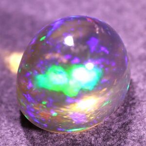 天然オパール メキシコ産 2.595ct 欧泊 ルース 裸石 宝石 卸 ジュエリー 遊色 素材 天然 墨西哥 cabochon loose jewelry opal mexican