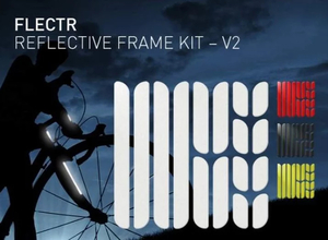 フレクター リフレクティブフレームキット Ver.2 360°から視認可能な自転車フレーム用のリフレクターキット