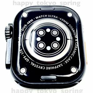 新品 HK9 Ultra Black Edition 2.19インチ 大画面 S9 スマートウォッチ 通話 音楽 多機能 健康 血中酸素 血圧 Apple Watch9 代替品.の画像8