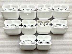 1円~送料無料 AirPods Pro型 ワイヤレスイヤホン 大量出品 10点まとめ ジャンク扱い