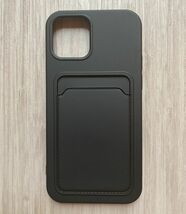 iPhone 12　ソフトケース カバー TPU　カード収納_画像1