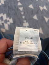 LEVI’S リーバイス ATELIER＆REPAIRS リメイク サルエルクロップドデニム ジーンズ W32_画像9