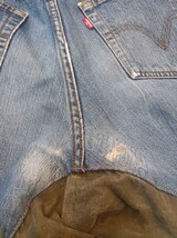 LEVI’S リーバイス ATELIER＆REPAIRS リメイク サルエルクロップドデニム ジーンズ W32_画像5