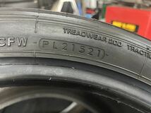 YOKOHAMA ADVAN A052 2本中古です。295/30R18 98Y _画像4