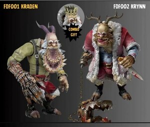 Fury Toys Devil Power KRADEN & KRYNN　2体セット 特典付き 1/12 アクションフィギュア FDF001 FDF002 新品未開封