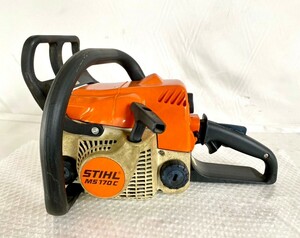 F561 ★STIHL スチール エンジンチェーンソー MS170C-E 部品取り ジャンク品