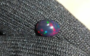 (#L6) 激安【ブラックオパール】 0.80CT 6×8MM ★☆売り尽くしSALE!!☆★