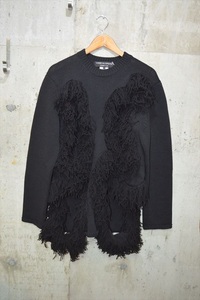 コムデ ギャルソン オム　プリュス　COMMEdesGARCONS　HOMME　PLUS　23aw　穴あき　ポリエステル　ニット　セーター　L　PL-N019 D5260