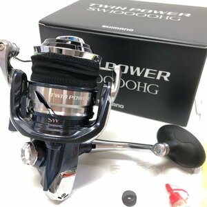 Q シマノ 21 ツインパワー SW10000HG スピニングリール 傷アリ箱 説明書 |SHIMANO TWINPOWER 042310 釣具 リール