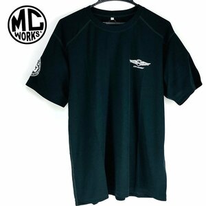 【未使用/黒】MCワークス ロゴ ドライ Tシャツ ブラック サイズLL 25周年 | MCWORKS 釣り Tシャツ ドライT