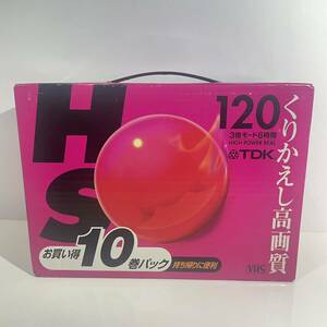 未開封 TDK VHS スタンダード 120分録画 10本パック [T-120HSUX10BP]