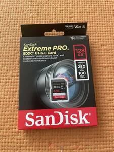 新品　未開封　送料無料　SanDisk SDXC 128GB ExtremePRO 